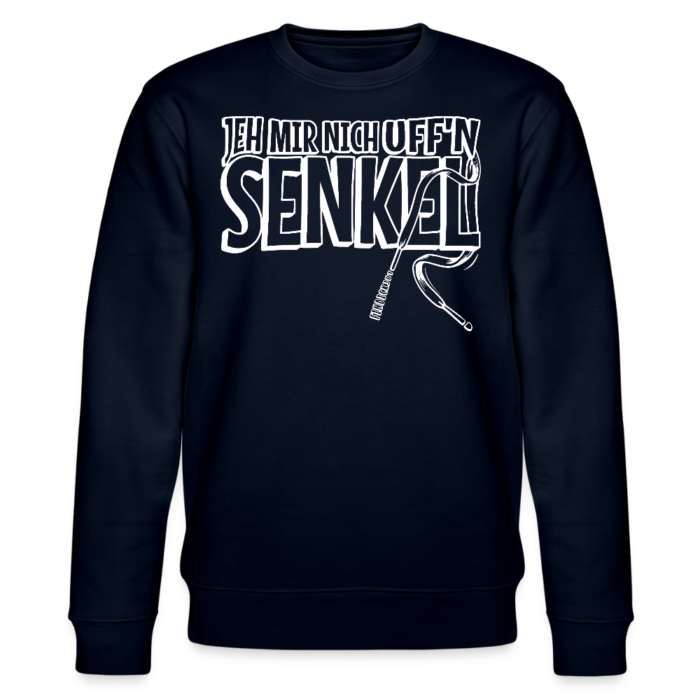 JEH MIR NICH UFFN SENKEL-Unisex Bio-Sweatshirt II - Navy