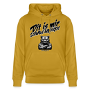 Dit is mir SCHNURZPIEPE-Unisex Bio-Hoodie BIO - Ocker