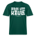 PASS UFF KEULE- RELAXED FIT Unisex Organic T-Shirt mit Berliner Schnauze - Forest