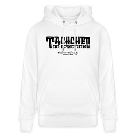 Berliner Begrüssung-TACHCHEN IHR FLITZPIEPEN-Unisex Bio-Hoodie - Weiß