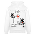 BERLINER KNORKE-Unisex Bio-Hoodie - Weiß