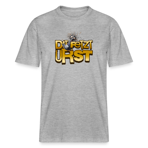 DIT FETZT URST - Relaxed Fit Unisex Bio-T-Shirt - Grau meliert