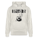 ICK LACH MIR N AST-Unisex Bio-Hoodie - Beige meliert