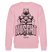 NÜSCHT MUSS ICK 2025-Unisex Bio-Sweatshirt mit Berliner Schnauze - Hellrosa