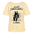 DRUFF JESCHISS'N-Rundhals Frauen Bio-T-Shirt - Creme