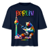 CSD BERLIN- Frauen Boxy Bio-T-Shirt - Navy