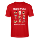 Berliner Verrücktheit-MESCHUGGE-Unisex T-Shirt BIO - Rot
