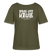 Berliner Spruch-PASS UFF KEULE-Rundhals Frauen Bio-T-Shirt - Khaki