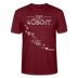 Weihnachten in Berlin 25-JIBT NÜSCHT-Unisex T-Shirt Bio II - Burgunderrot