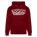TACHCHEN IHR FLITZPIEPEN-Unisex Bio-Hoodie mit Berliner Schnauze - Burgunderrot