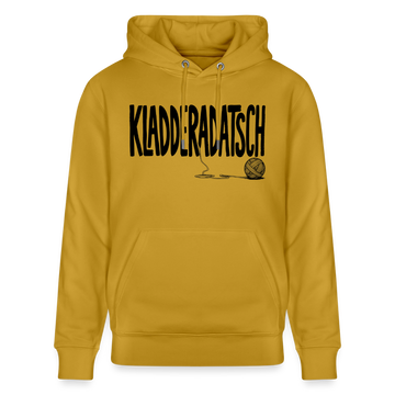 KLADDERADATSCH-Unisex Bio-Hoodie mit Berliner Schnauze - Ocker