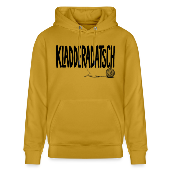 KLADDERADATSCH-Unisex Bio-Hoodie mit Berliner Schnauze - Ocker