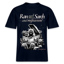 Ran an Sarch-Relaxed Fit Unisex Bio-T-Shirt II - Navy
