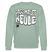 PASS MA UFF KEULE-Unisex Bio-Sweatshirt II - Helles Graugrün