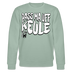 PASS MA UFF KEULE-Unisex Bio-Sweatshirt II - Helles Graugrün