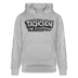 TACHCHEN IHR FLITZPIEPEN-schwarzer Print in Outline-Comicstyle-Unisex Bio-Hoodie- - Grau meliert