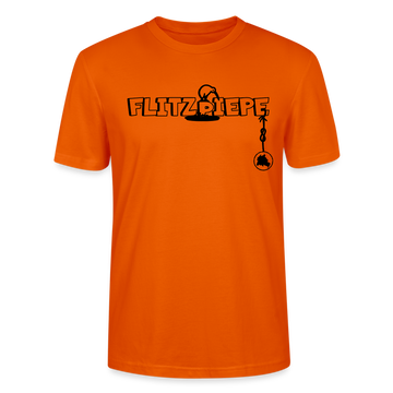 EINE FLITZPIEPE - Unisex Bio T-Shirt - Tieforange