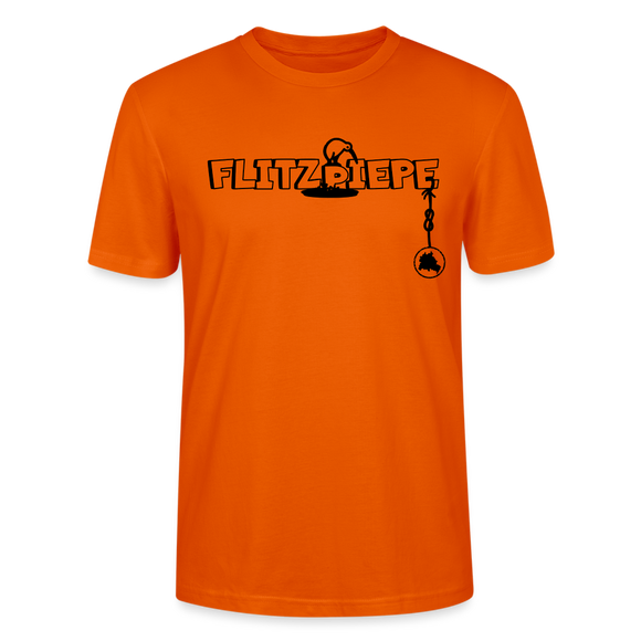 EINE FLITZPIEPE - Unisex Bio T-Shirt - Tieforange