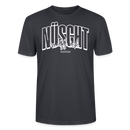 Berlin Shirt mit Schnauze-NÜSCHT MUSS ICK-Unisex T-Shirt Bio - Dunkles Graublau