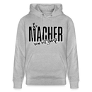 DER MACHER VON DIT JANZE - Unisex Bio-Hoodie - Grau meliert