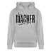 DER MACHER VON DIT JANZE - Unisex Bio-Hoodie - Grau meliert