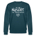 NÜSCHT FÜR SCHWACHE NERVEN-Unisex Bio-Sweatshirt mit Berliner Schnauze - Dunkles Petrol