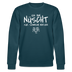 NÜSCHT FÜR SCHWACHE NERVEN-Unisex Bio-Sweatshirt mit Berliner Schnauze - Dunkles Petrol