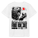 Berlin Souvenir-FIND ICK JUT-Kinder T-Shirt Bio - Weiß