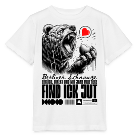 Berlin Souvenir-FIND ICK JUT-Kinder T-Shirt Bio - Weiß