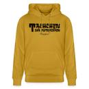 Berliner Begrüssung-TACHCHEN IHR FLITZPIEPEN-Unisex Bio-Hoodie - Ocker