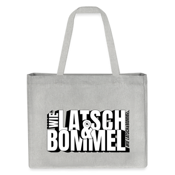 WIE LATSCH UND BOMMEL - Einkaufstasche - Grau meliert