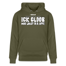 ICK GLOOB MIR LAUST DER AFFE-Unisex Bio-Hoodie - Khaki Grün