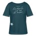 NACHTIGALL,ICK HÖR DIR TRAPSEN-Rundhals Frauen Bio-T-Shirt II - Dunkles Petrol