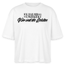 Das Berlin Statement 'Ick hab mir hier ma umjekiekt, WIR SIND DIE GEILSTEN-Frauen Boxy Bio-T-Shirt - Weiß