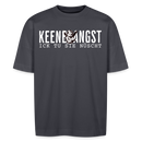 ICK TU SIE NÜSCHT - Unisex Oversize Bio-T-Shirt - Indigoblau