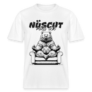 NÜSCHT MUSS ICK-Relaxed Fit Unisex Bio-T-Shirt - Weiß