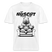NÜSCHT MUSS ICK-Relaxed Fit Unisex Bio-T-Shirt - Weiß