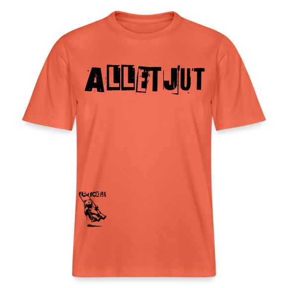 ALLET JUT-Relaxed Fit Unisex Bio-T-Shirt - Hellrot
