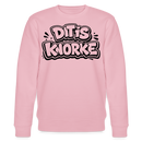 DIT IS KNORKE-Unisex Bio-Sweatshirt mit echt Berliner Schnauze - Hellrosa