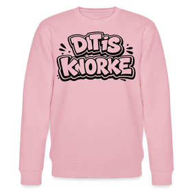 DIT IS KNORKE-Unisex Bio-Sweatshirt mit echt Berliner Schnauze - Hellrosa