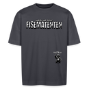 FISEMATENTEN-Unisex Oversize Bio-T-Shirt - Indigoblau