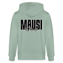 MAUSI UND MOTTE-Unisex Bio-Kapuzenjacke - Helles Graugrün