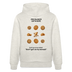 JEH MA NICH UFFN KEKS-Unisex Bio-Hoodie - Beige meliert
