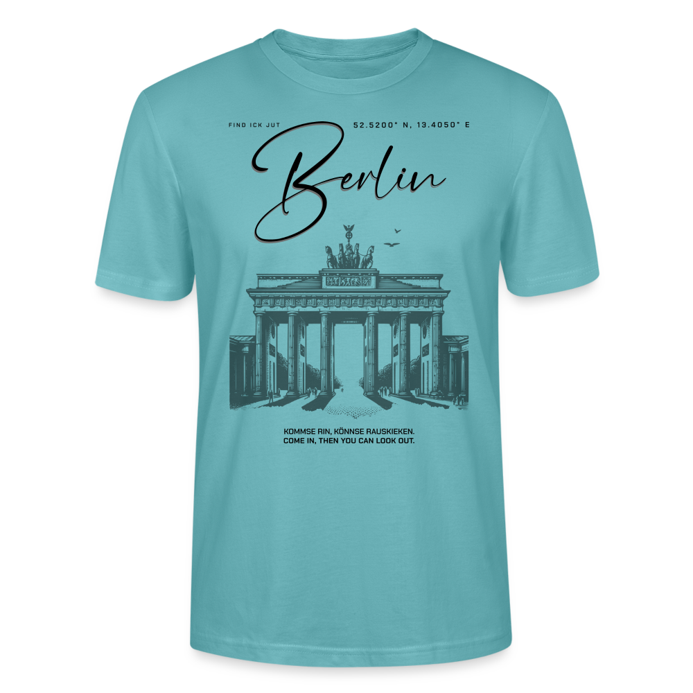 BERLIN-Unisex T-Shirt - Pastelltürkis