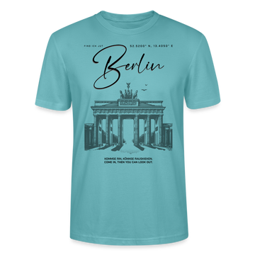 BERLIN-Unisex T-Shirt - Pastelltürkis