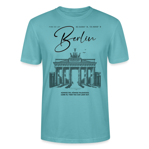 BERLIN-Unisex T-Shirt - Pastelltürkis