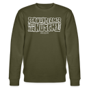 Berliner Spruch-ICK WUNDER MIR-Unisex Bio-Sweatshirt - Khaki