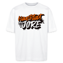 HAUPTSTADTJÖRE-Unisex Oversize Bio-T-Shirt - Weiß
