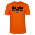 ICK MACH WAT ICK WILL-Unisex T-Shirt BIO II - Tieforange
