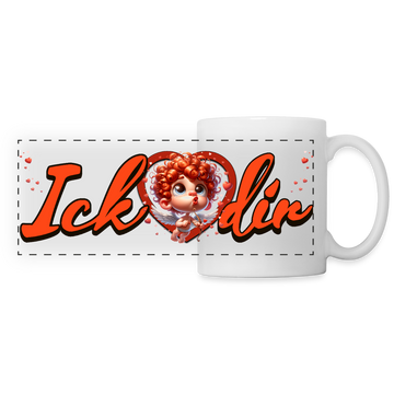 ICK ❤️DIR-Panoramatasse - Weiß